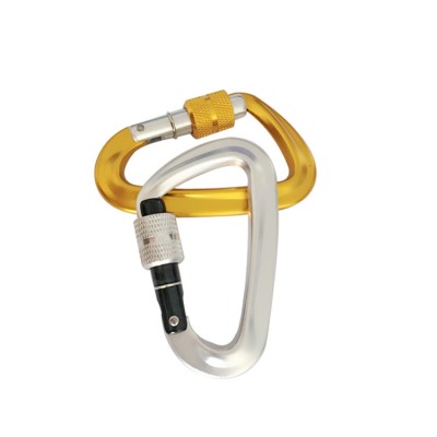Best selling silver Rock Locking Carabiners used for dog pets