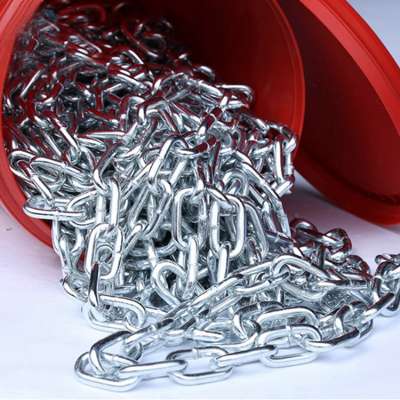 Zinc Galvanized Metal Welded Short Link Chain for lifting